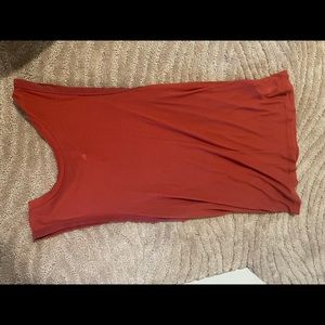 Free People Movement burnt orange/red tank top
